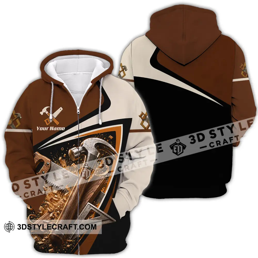 Unisex Shirt - Custom Carpenter Shirt - Zipper Hoodie / S - T-shirt