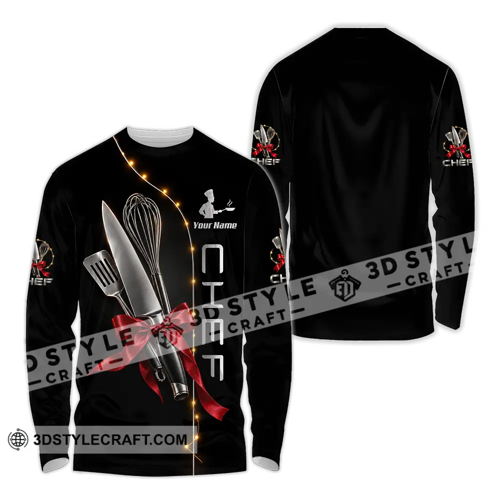 Unisex Shirt - Custom Chef Shirt - Long Sleeve Shirt / S - T-shirt