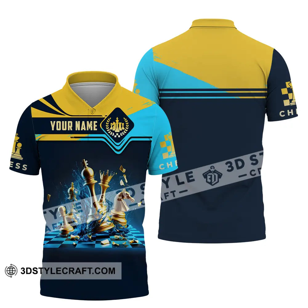 Unisex Shirt - Custom Chess 3D Shirt Polo Shirt / S T-shirt