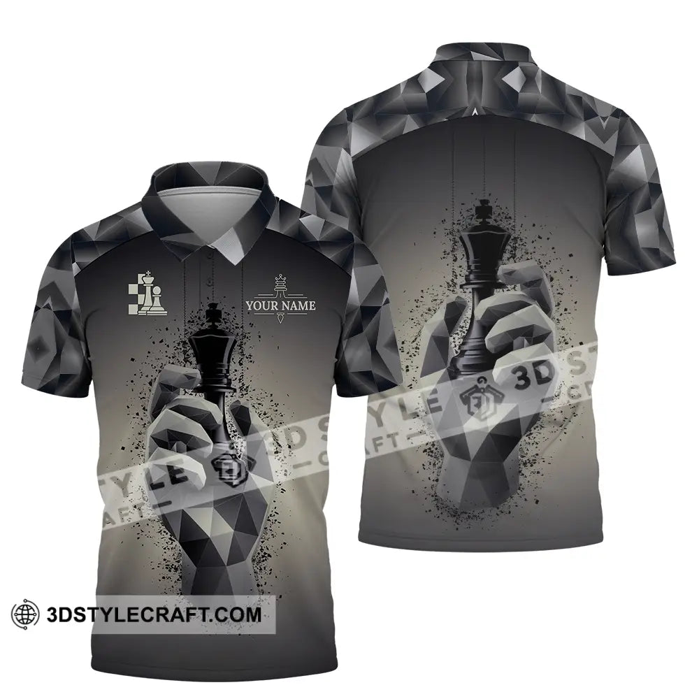 Unisex Shirt - Custom Chess 3D Shirt Polo Shirt / S T-shirt
