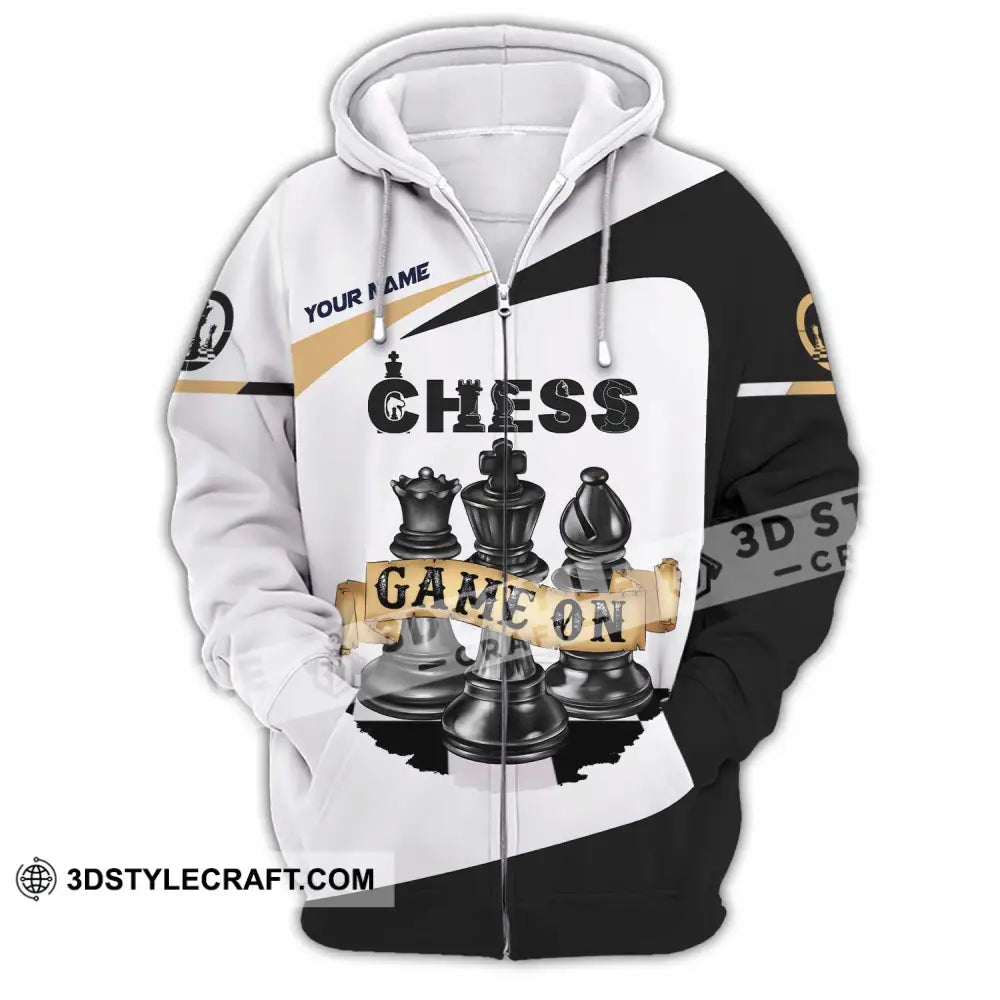 Unisex Shirt - Custom Chess Game On Shirt Zipper Hoodie / S T-shirt