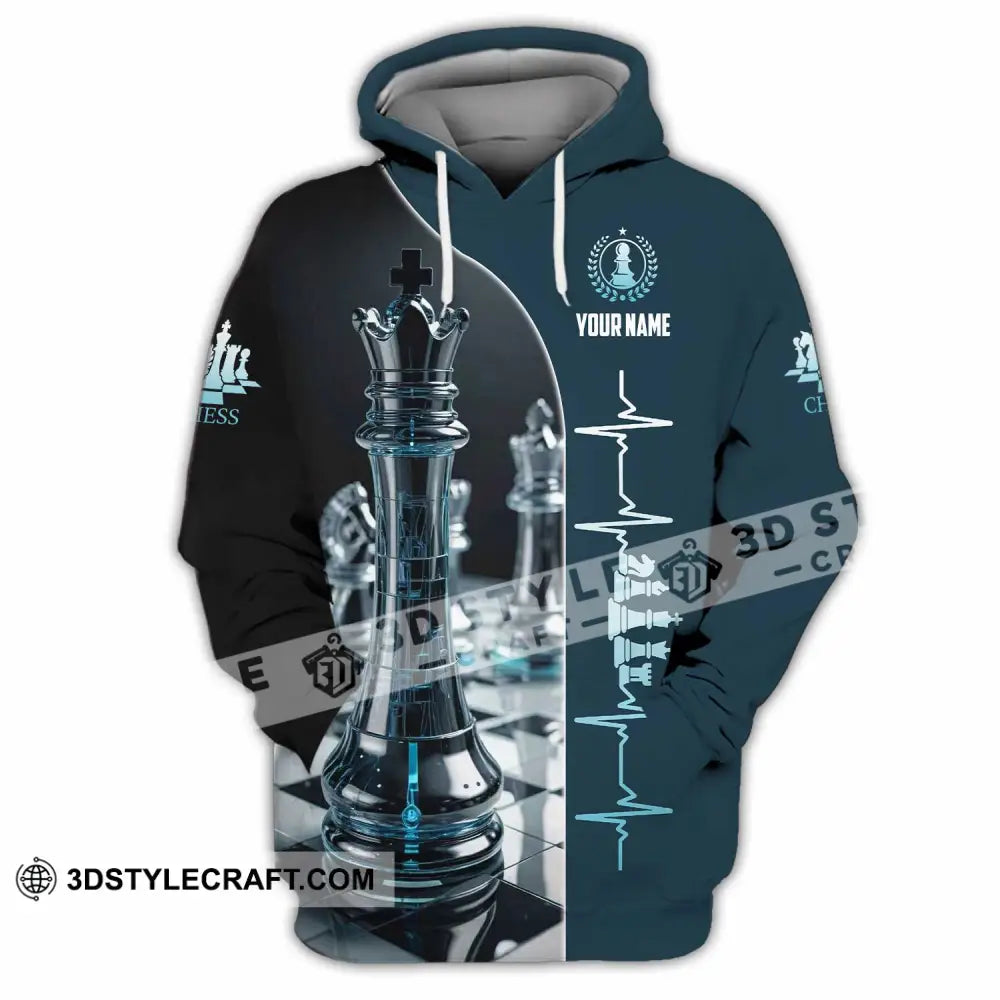 Unisex Shirt - Custom Chess Heartbeat Shirt Hoodie / S T-shirt