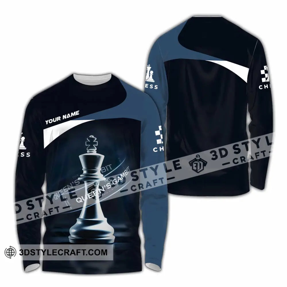 Unisex Shirt Custom Chess Shirt Long Sleeve Shirt / S T shirt
