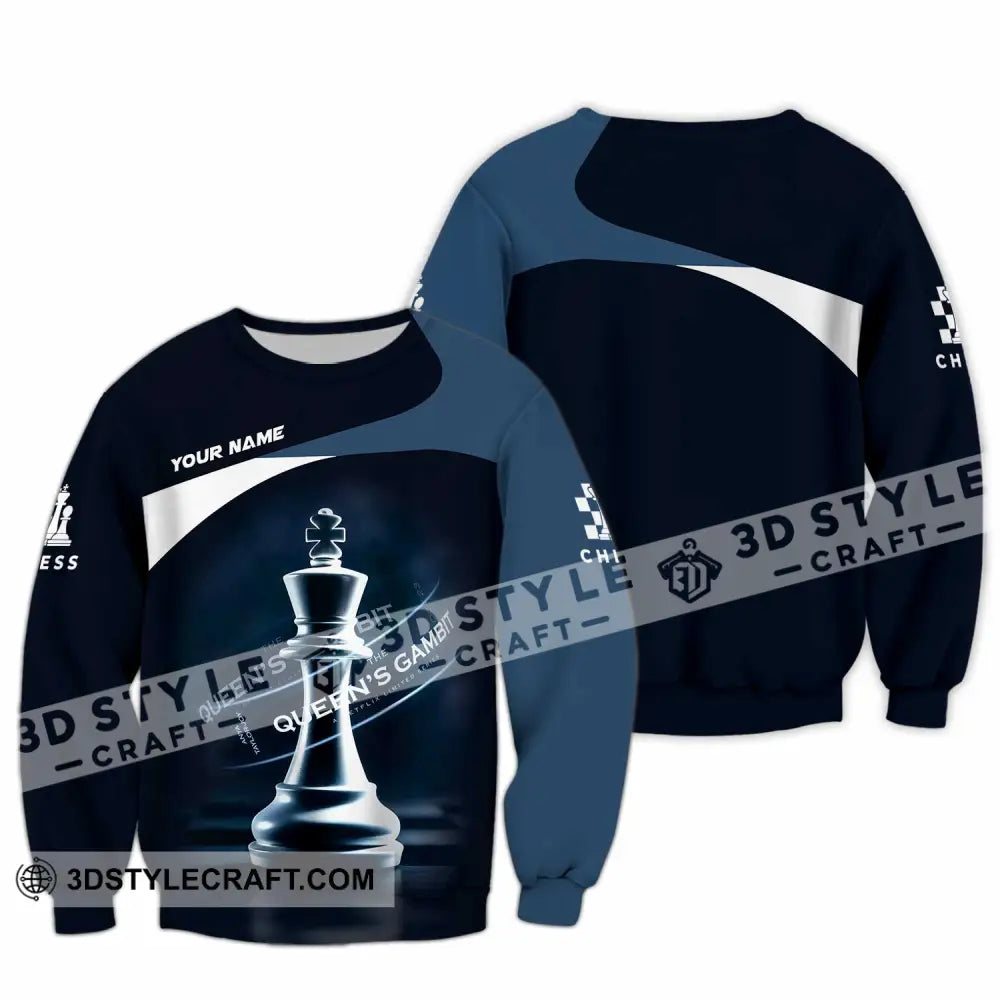 Unisex Shirt Custom Chess Shirt Long Sleeve / S T shirt