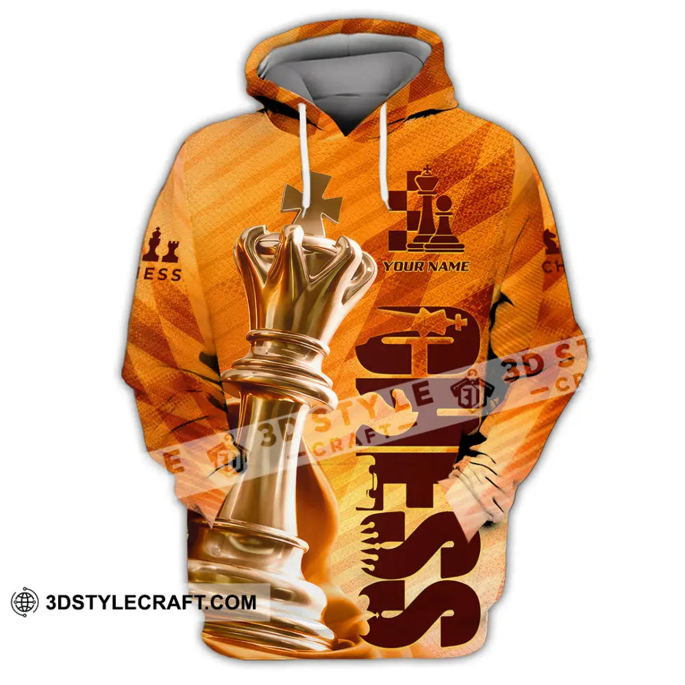 Unisex Shirt - Custom Chess Lover 3D Shirt - Hoodie / S - T-shirt