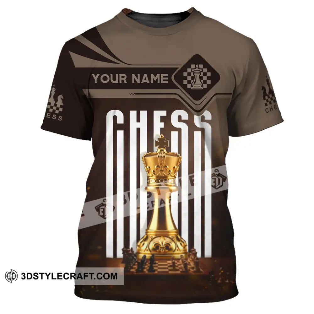 Unisex Shirt - Custom Chess Player 3D Shirt T-Shirt / S T-shirt