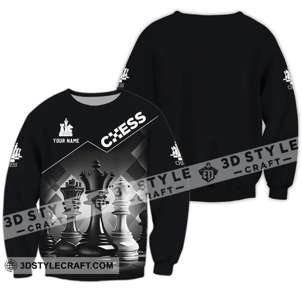 Unisex Shirt Custom Chess Player Shirt Long Sleeve / S T shirt