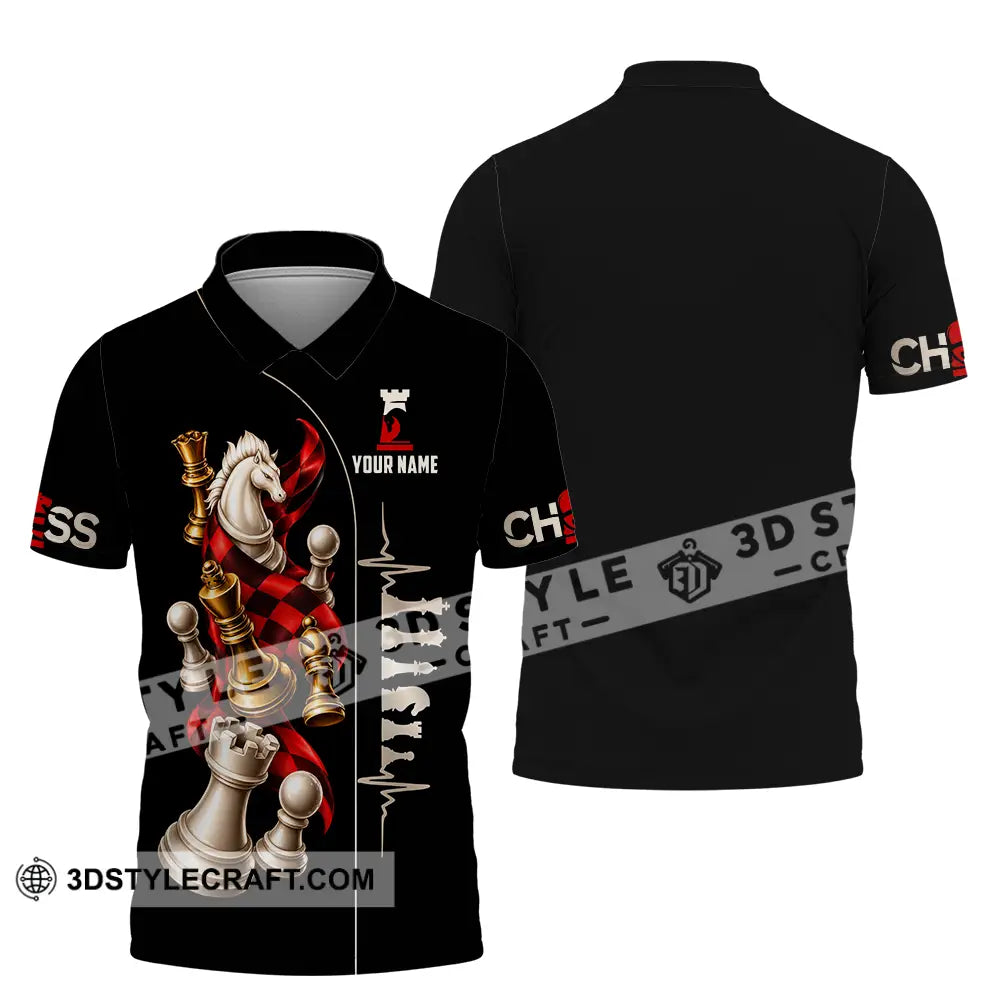 Unisex Shirt - Custom Chess Shirt - Polo Shirt / S - T-shirt