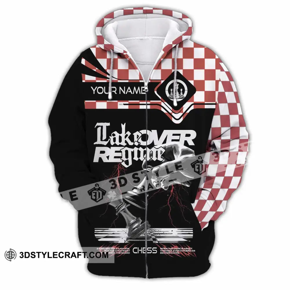 Unisex Shirt - Custom Chess Sport Shirt Zipper Hoodie / S T-shirt