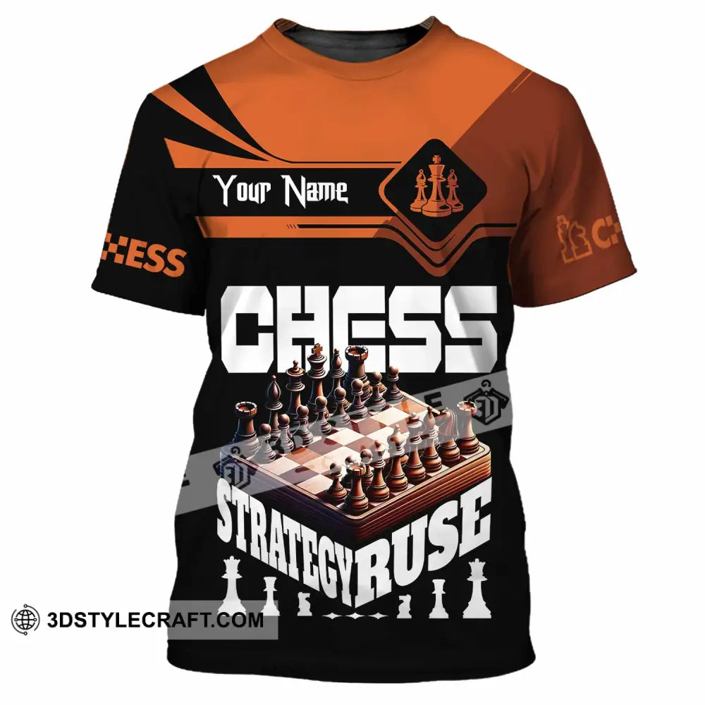 Unisex Shirt Custom Chess Strategy Ruse Shirt T Shirt / S T shirt