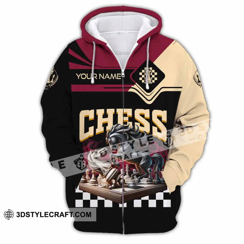 Unisex Shirt - Custom Chess Shirt Zipper Hoodie / S T-shirt