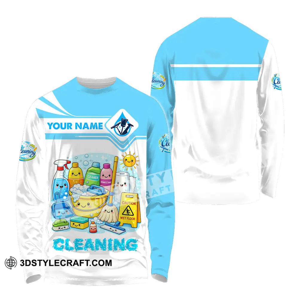 Unisex Shirt - Custom Cleaning Shirt - Long Sleeve Shirt / S - T-shirt