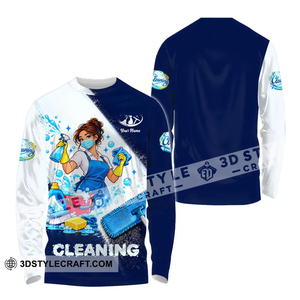Unisex Shirt - Custom Cleaning Shirt - Long Sleeve Shirt / S - T-shirt