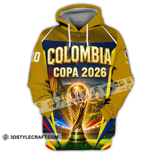 Unisex Shirt - Custom Colombia Copa 2026 Shirt style option 2