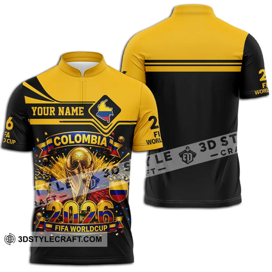 Unisex Shirt - Custom Colombia World Cup 2026 Shirt style option 2
