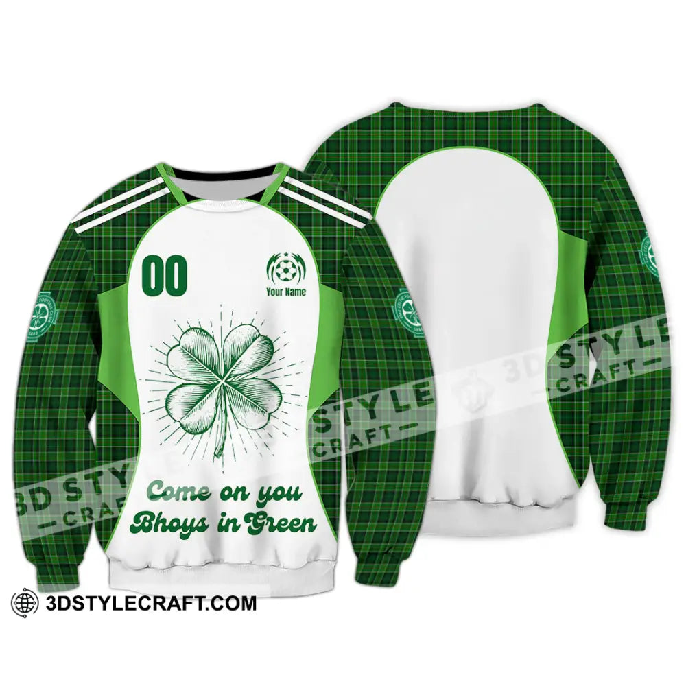 Unisex Shirt - Custom Come On You Bhoys In Green Shirt Long Sleeve / S T-shirt