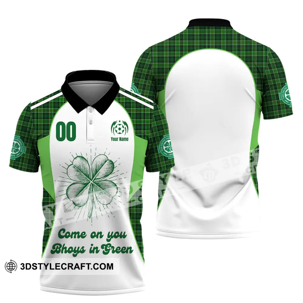 Unisex Shirt - Custom Come On You Bhoys In Green Shirt Polo Shirt / S T-shirt