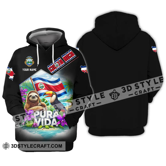 Unisex Shirt - Custom Costa Rica 3D Shirt style option 4