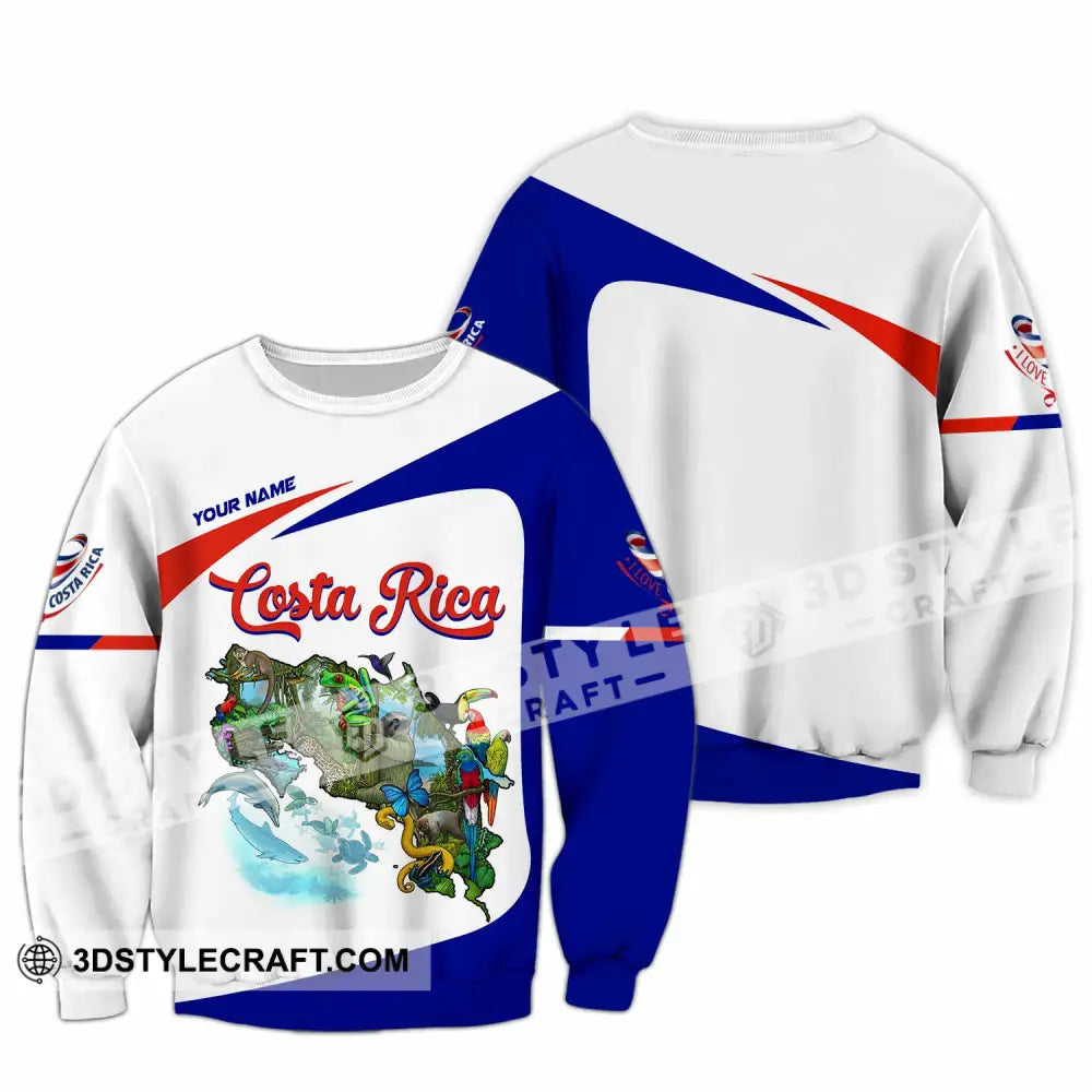 Unisex Shirt - Custom Costa Rica Shirt Long Sleeve / S T-shirt
