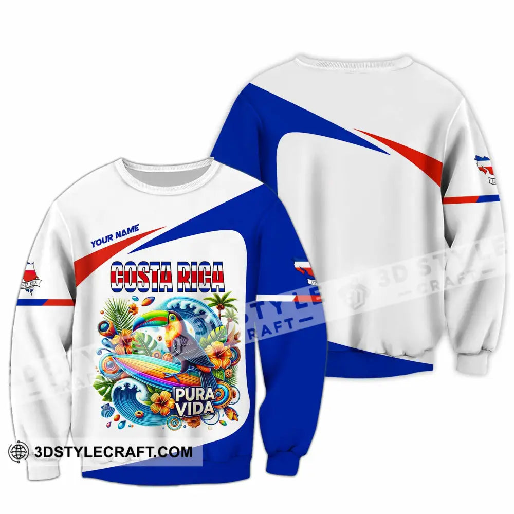 Unisex Shirt - Custom Costa Rica Shirt Long Sleeve / S T-shirt