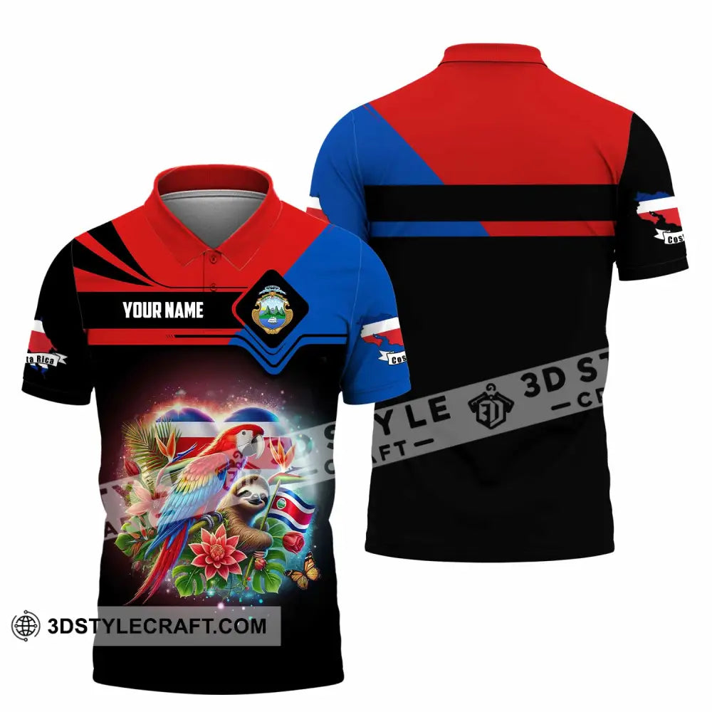 Unisex Shirt - Custom Costa Rica Shirt Polo Shirt / S T-shirt