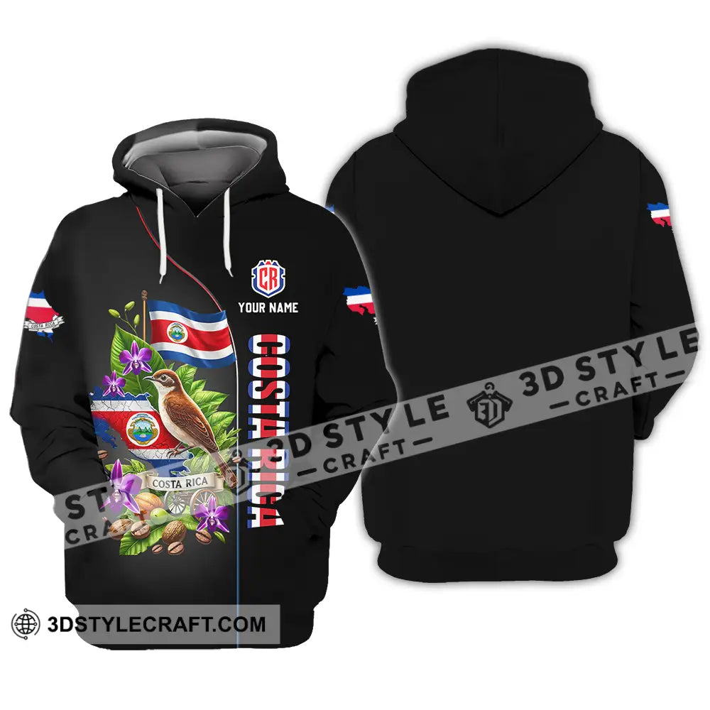 Unisex Shirt - Custom Costa Rica Pura Vida 3D Shirt Hoodie / S T-shirt