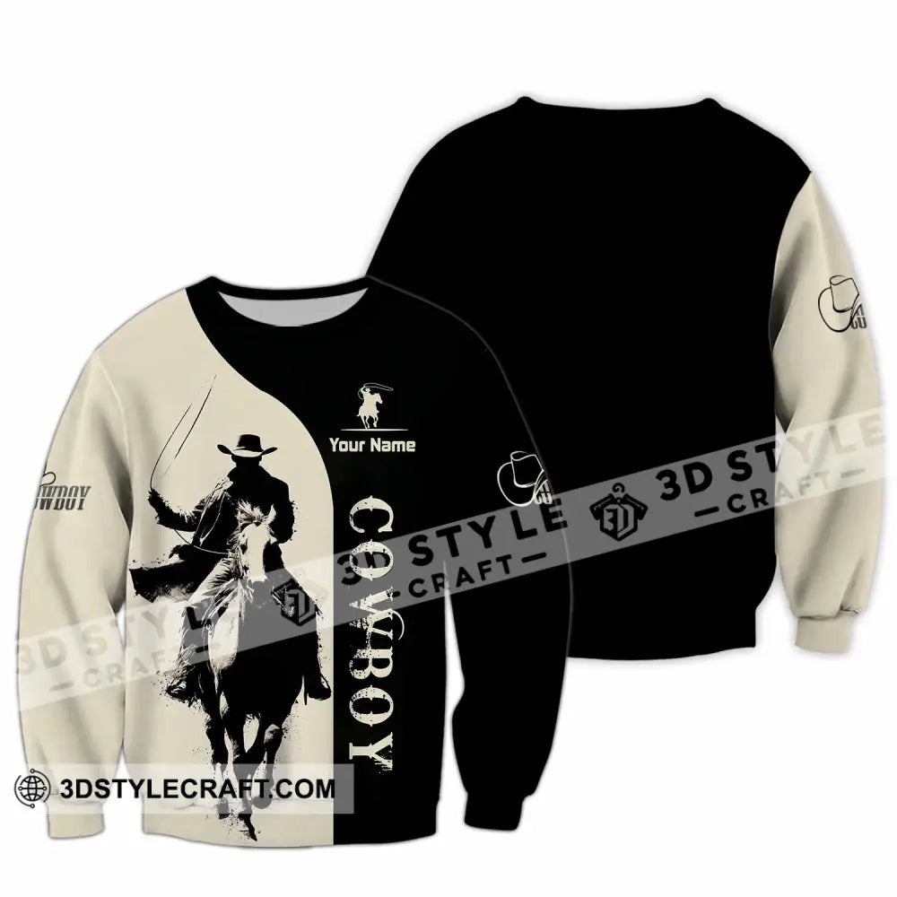 Unisex Shirt - Custom Cowboy Shirt - Long Sleeve / S - T-shirt