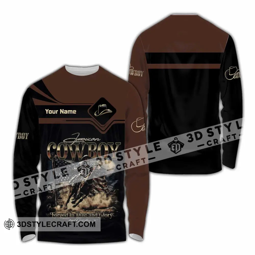 Unisex Shirt - Custom Cowboy Shirt - Long Sleeve Shirt / S - T-shirt