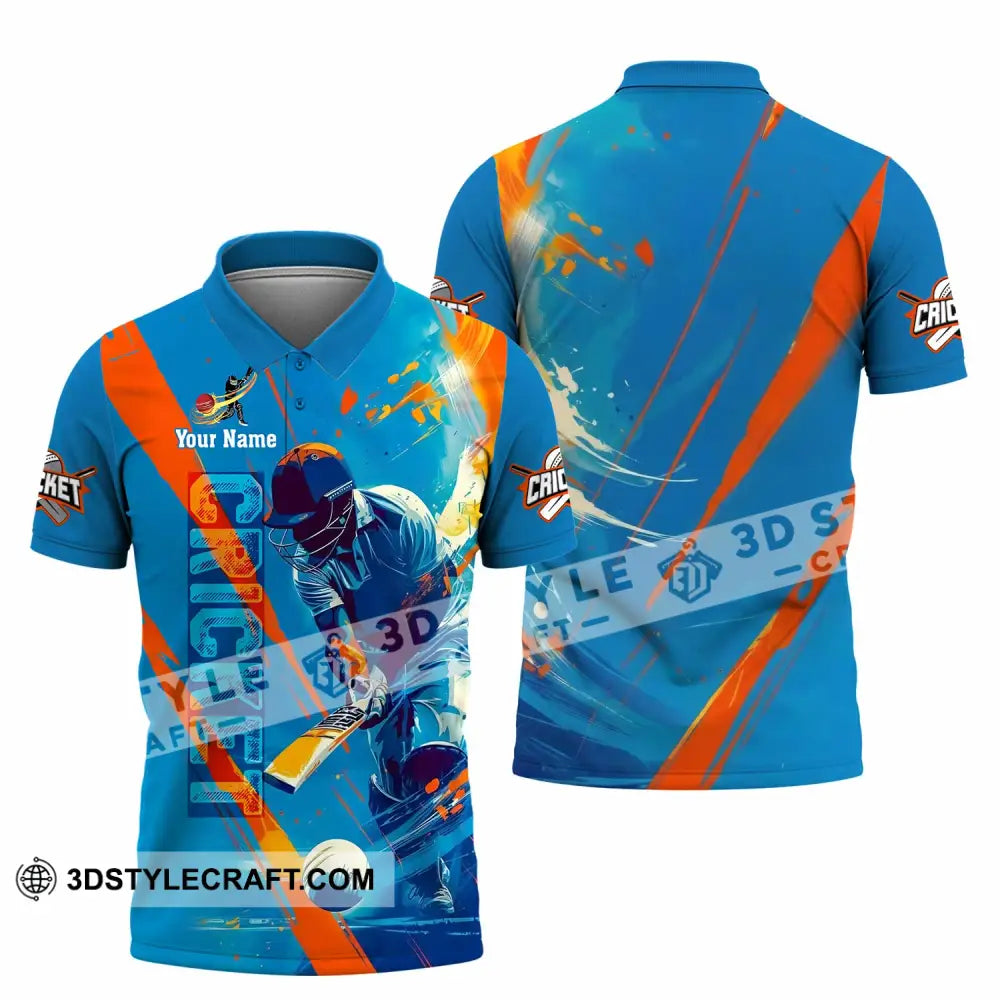Unisex Shirt - Custom Cricket 3D Shirt Polo Shirt / S T-shirt
