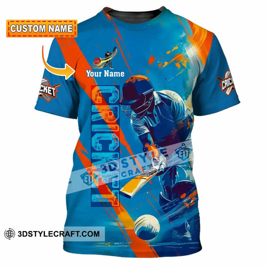 Unisex Shirt - Custom Cricket 3D Shirt T-shirt