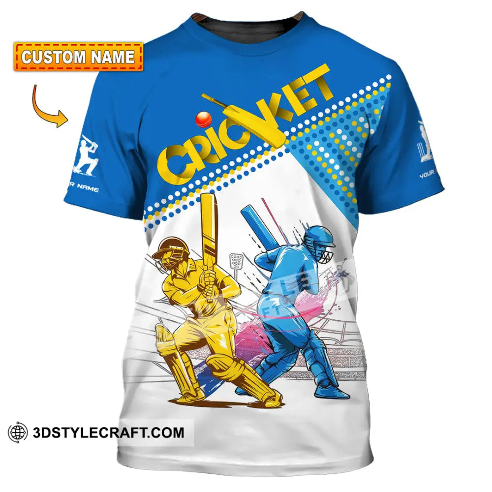 Unisex Shirt Custom Cricket Player Shirt T shirt