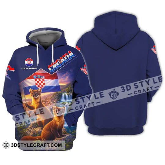 Unisex Shirt - Custom Croatia 3D Shirt style option 4