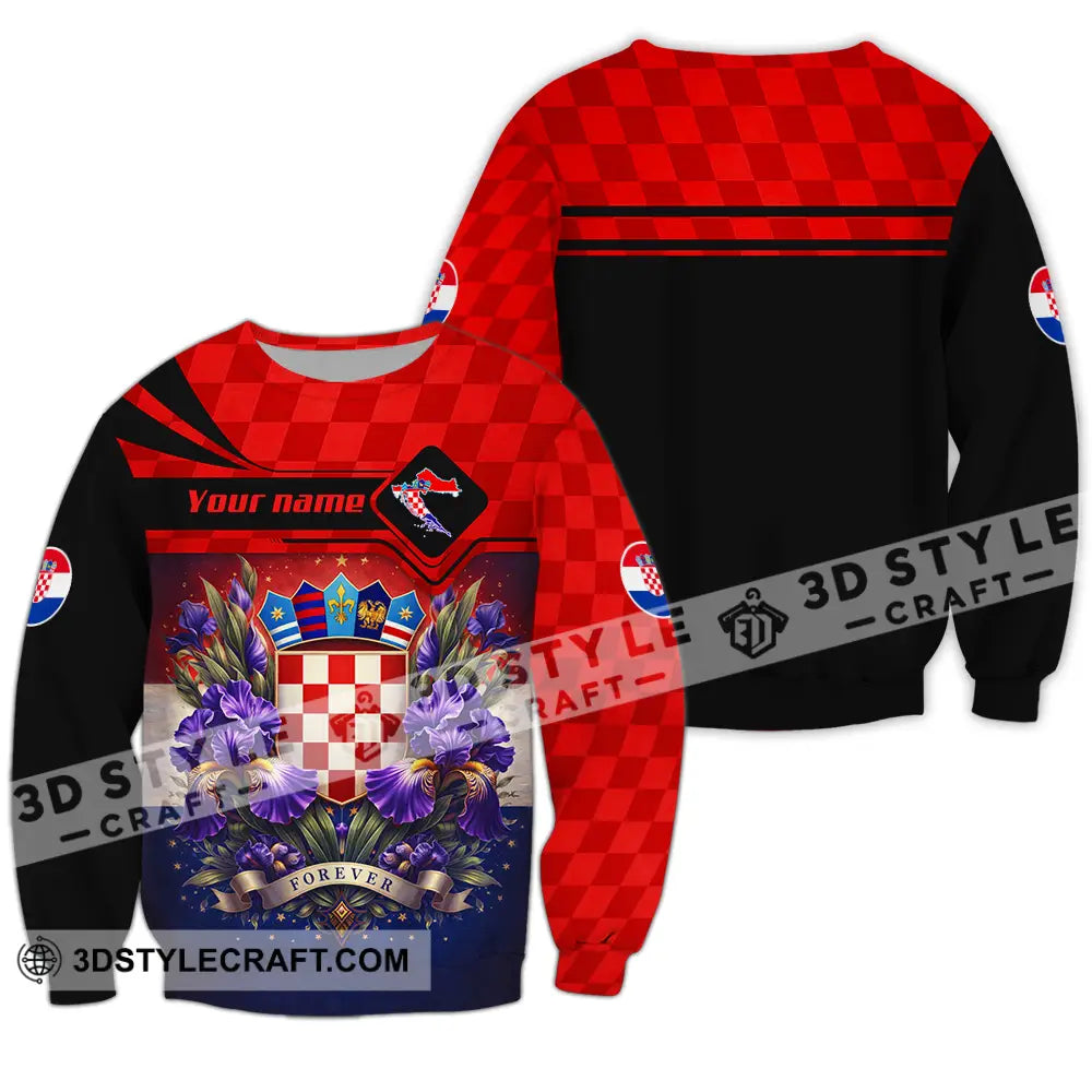 Unisex Shirt - Custom Croatia Fifa World Cup 2026 3D Shirt - Long Sleeve / S - T-shirt