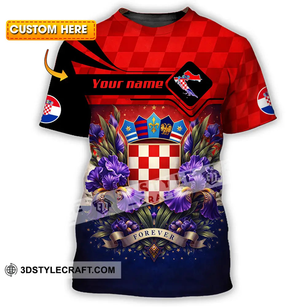 Unisex Shirt - Custom Croatia Fifa World Cup 2026 3D Shirt - T-shirt