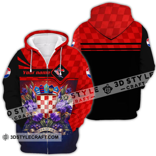 Unisex Shirt - Custom Croatia 3D Shirt style option 4