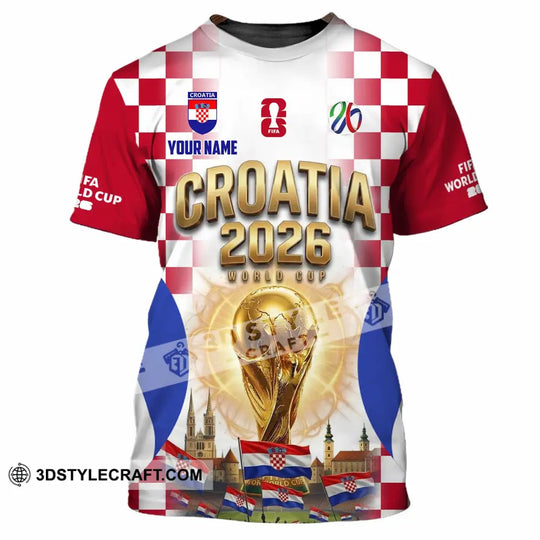Unisex Shirt - Custom Croatia Shirt style option 2