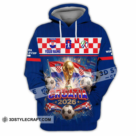 Unisex Shirt - Custom Croatia World Cup 2026 Shirt style option 3