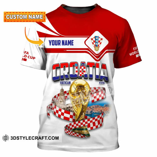 Unisex Shirt - Custom Croatia World Cup 2026 Shirt style option 1