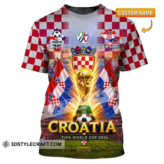 Unisex Shirt - Custom Croatia World Cup 2026 Shirt style option 1