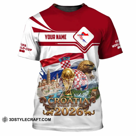 Unisex Shirt - Custom Croatia World Cup 2026 Shirt style option 4