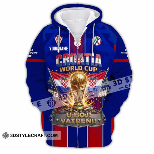 Unisex Shirt - Custom Croatia World Cup 2026 Shirt style option 3