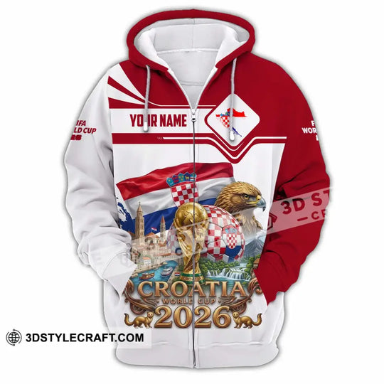 Unisex Shirt - Custom Croatia World Cup 2026 Shirt style option 3