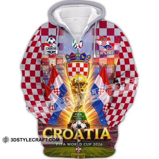 Unisex Shirt - Custom Croatia World Cup 2026 Shirt style option 3