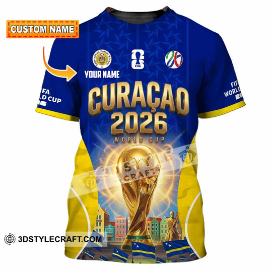 Unisex Shirt - Custom Curacao World Cup 2026 Shirt style option 1