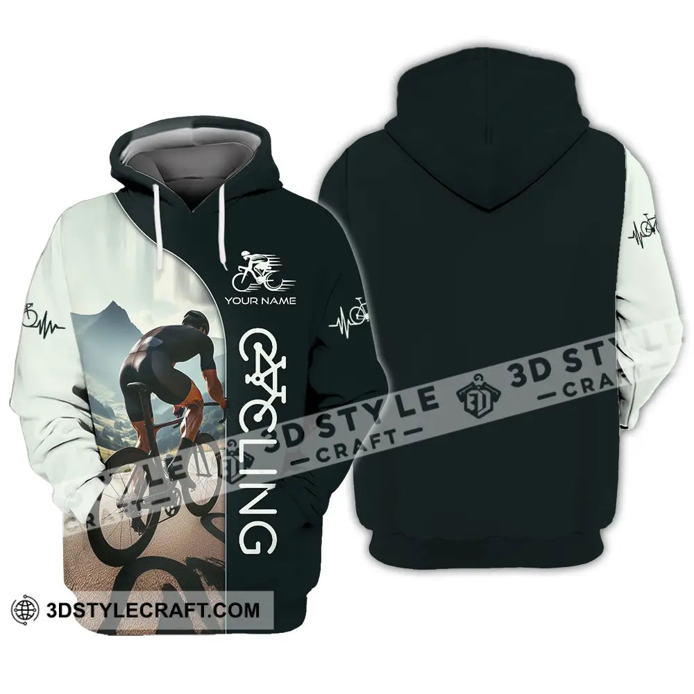 Unisex Shirt - Custom Cycling Lover Shirt Hoodie / S T-shirt