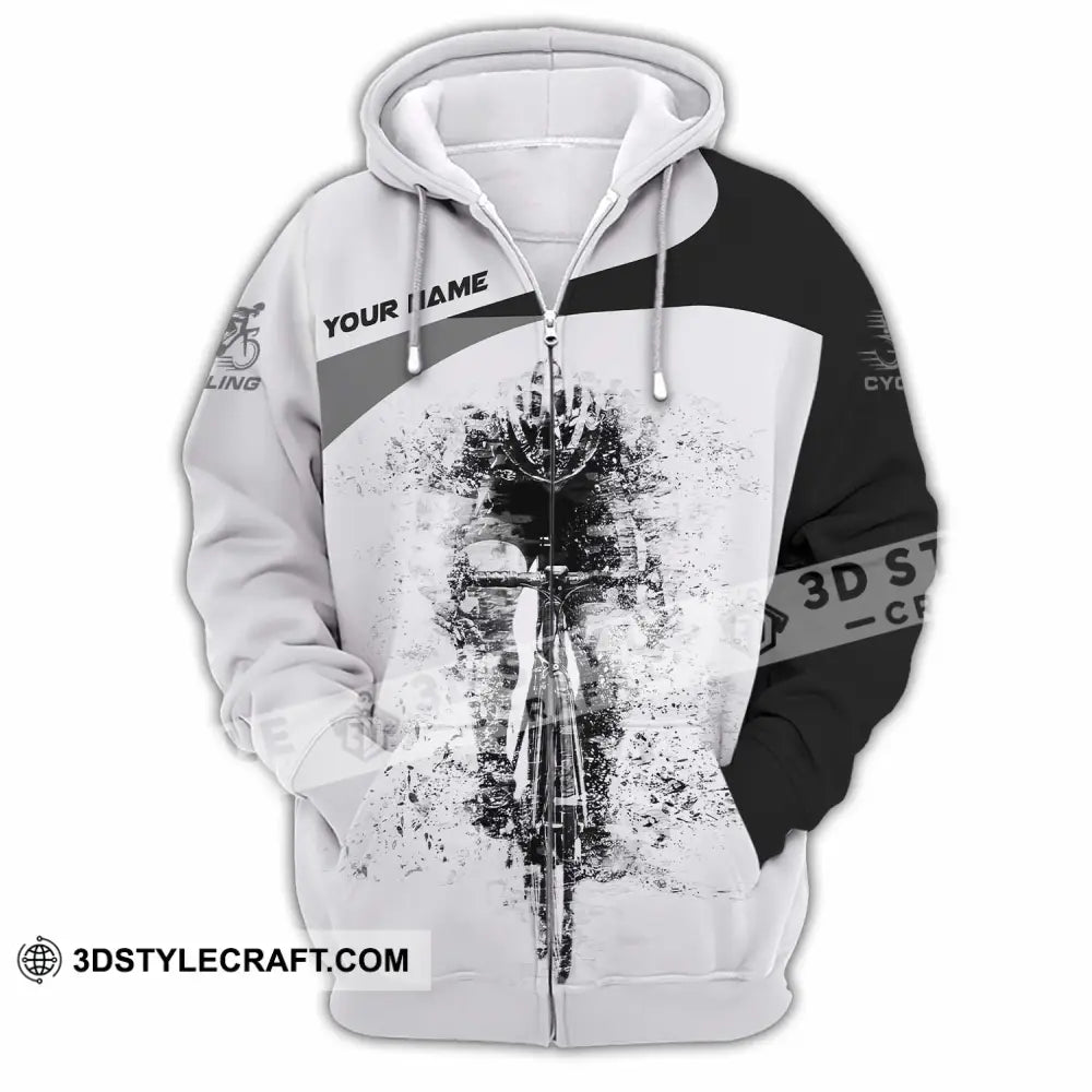 Unisex Shirt Custom Cycling Shirt Zipper Hoodie / S T shirt