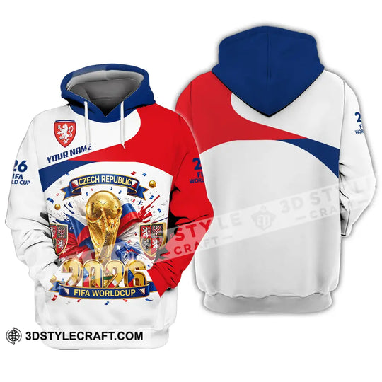 Unisex Shirt - Custom Czech Republic World Cup 2026 3D Shirt style option 3