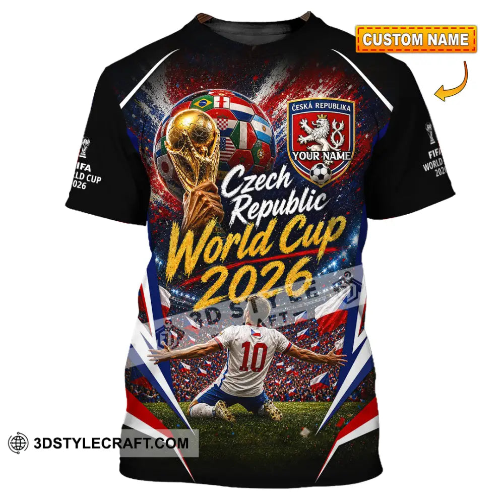 Unisex Shirt - Custom Czech Republic World Cup 2026 Shirt - T-shirt