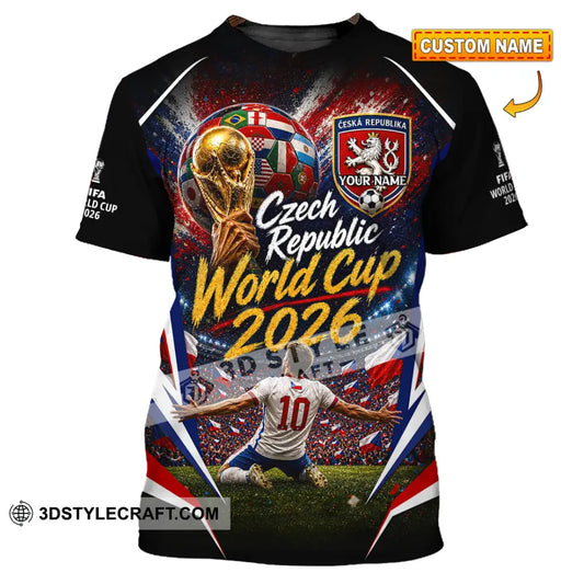 Unisex Shirt - Custom Czech Republic World Cup 2026 Shirt - T-shirt