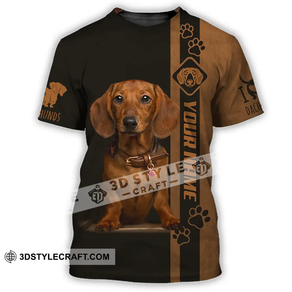 Unisex Shirt - Custom Dachshund Shirt T-Shirt / S T-shirt